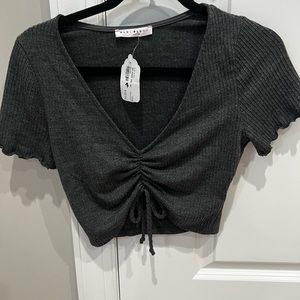 Blue Brush shirt/ medium / gray